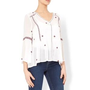 Aphrodite Embroidered Blouse